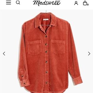 Madewell Corduroy Sunday Shirt Jacket XS